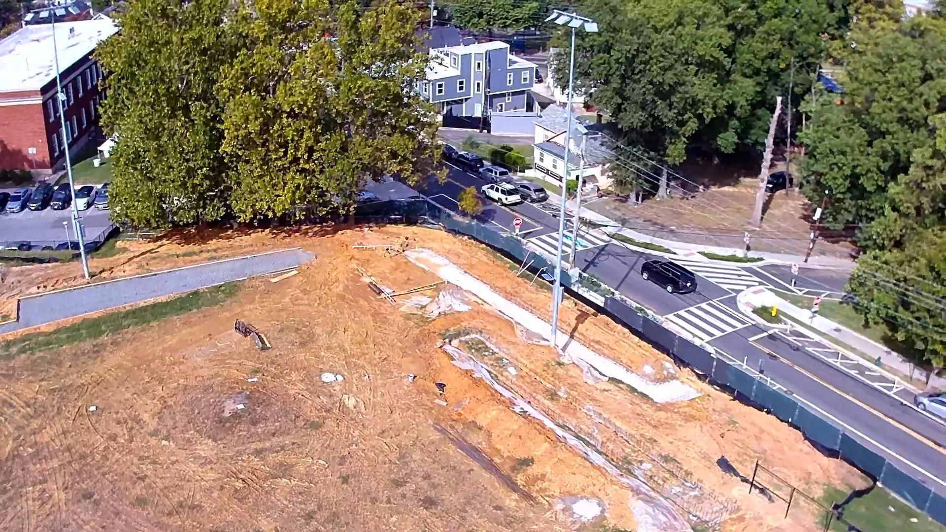 Jackie Robinson Athletic Field — drone photo